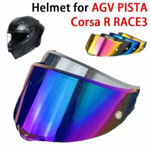 PISTA GP RR 헬멧 바이저 AGV CORSA R RACE3 쉴드 Uv 보호 앞 유리 Casco Moto 액세서리