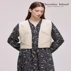 [써스데이아일랜드][Thursday Island] 양두 캐주얼 오픈 베스트(T242MVT134W)
