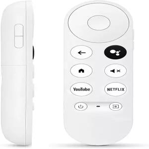 Google Chromecast 4k Snow/HD TV용 새로운 업그레이드 음성 리모컨 G9N9N GA01920-US 교체