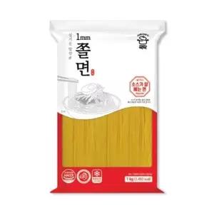 동성식품 가는 쫄면 1kg 냉동 샐러드용 1mm