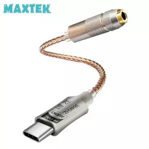 맥스텍 MT978 Hi-Fi DAC칩 USB C타입 to 3.5mm 꼬다리 DAC 오디오젠더 REALTEK ALC5686