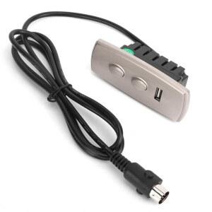 호환 리클라이너 스위치 컨트롤러, USB 포트 충전 전기 소파 원격 제어, 전기 리클라이너 리프트 의자, 2 버튼,