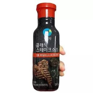 [청정원] 뉴욕 클래식 스테이크소스 250g b40916 (29263586)