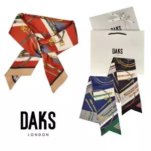 [백화점 홈쇼핑 정품] 닥스 DAKS 울 실크 스키니 스카프 DAKS벨트 FKO052O