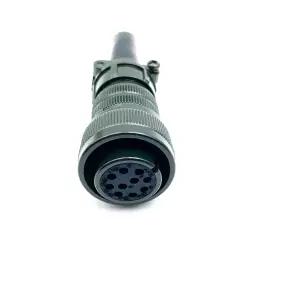 MS3106A18-1S 산업용 원형 커넥터 MIL-DTL-5015 시리즈 나사형 10 핀 접점 솔더 암 스트레이트 쉘 크기 18