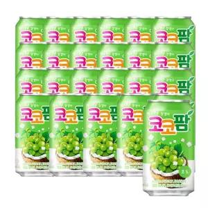 코코팜 젤리 포도 캔음료수 포도음료 340ml 24개 GST MNS