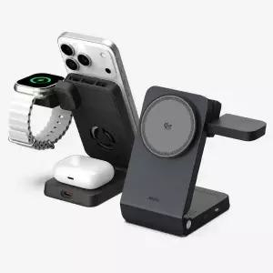 /아트뮤 Qi2 25W3in1 폴더블맥세이프초고속무선충전기 QW110 블랙