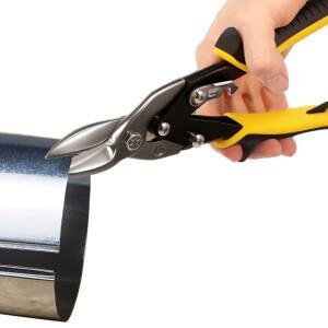 10인치 틴 스닙스 직선 절단 가위 금속판 알루미늄 배수구 및 DIY 프로젝트용 커터