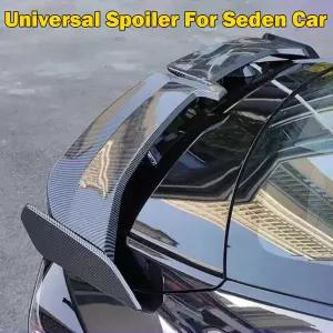 범용 세덴 자동차 후면 트렁크 스포일러 ABS 소재 범용 탄소 표면 BMW 호환 아우디 벤츠 호환 도요타용