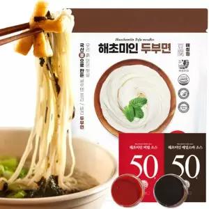 [해초미인] 두부면18입 (비빔소스10+메밀소스8)