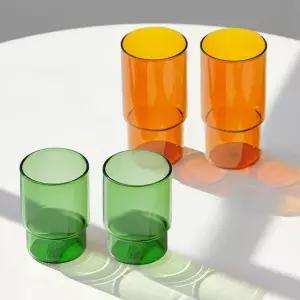 리본제이 플로라 내열 유리컵 하이볼 260ml 2P 세트 (2 color)