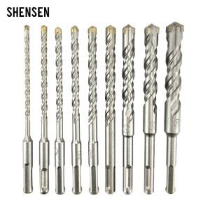 1Pc 콘크리트 SDS 플러스 비트 크로스 커터 헤드 더블 오거 해머 110mm 200mm 벽  블록 전기