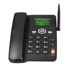 무선 전화기 데스크탑 GSM 850 900 1800 1900MHZ 듀얼 SIM 카드 지원 2G 고정 안테나 라디오 알람