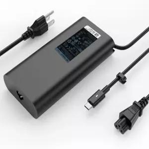 130W USB 타입 C 슬림 노트북 충전기 Dell Xps 17 15 9510 9520 9500 9575 9700 9710 9720 정밀도 5570
