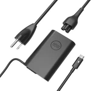 YLLKJTT 65W 60W USB 타입 C 노트북 충전기 Dell Latitude 5540 5420 5530 5450 7430 7440 5440 컴퓨터