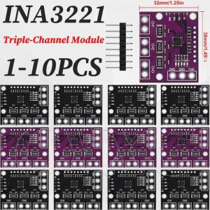 INA3221 트리플 채널 션트 전류 전압 모니터 센서 INA219용 로우하이 사이드 I2C 출력 전력 제어 모듈