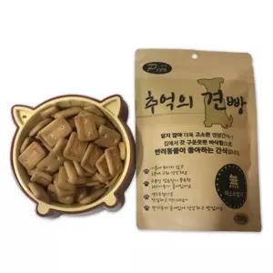 바삭한식감 고소한 건빵 개간식 7개 칭찬 애견 맛있는 한입 외출용 반려견과자 시츄