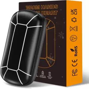 충전식 휴대용 전기 손난로 양면 난방 USB 포켓 히터 테라피로 레이노 사냥 골프 캠핑 여성 남성 선물에