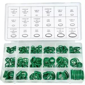 zmart R134a 18 사이즈 270pcs 오링 자동차 에어컨 HNBR HFC134a 수리 고무 링 세트