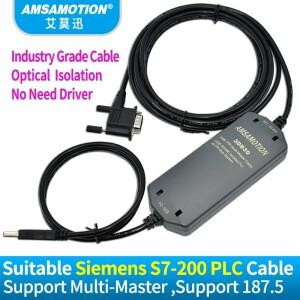 S7-200 스마트 PLC ST SR CRS 데이터 라인 USB-PPI 다운로드 6ES7 901-3DB30-0XA0 절연에 적합한 Siemens