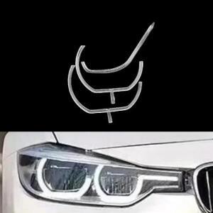 BMW 3 시리즈 F30 F35 2016-2018 차량용 LED 헤드라이트 DRL 주간 주행등 가이드 플레이트 1세트