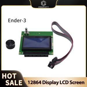 12864 Ender 3 시리즈CR1010ss4s5용 디스플레이 LCD 화면 모듈 제어 보드케이블 손잡이 키트 포함