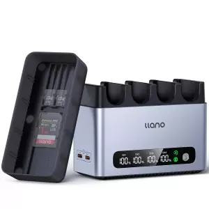 llano DMWBL2 65W 4Slot Fast Battery Charger for Lux S5S5IIS5IIXGH5GH5 IIGH6GH7S5M2 S5M2X S9 G9 S5