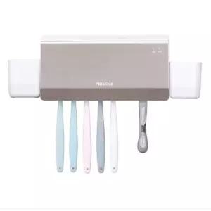 UV LED 듀얼 살균 건조 프리미엄 칫솔살균기-샴페인골드-이중살균 사무실 유치원 면도기걸이대 욕실 선물