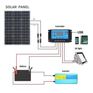 3000W 태양광 패널 발전기 18V 고효율, 휴대용, 유연한 충전, 가족 캠핑용 야외 배터리
