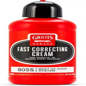 Griot s Garage BOSS 자동차 광택 및 디테일을 위한 빠른 보정 크림 스월 차량용 스크래치 리무버 16온스