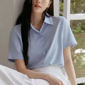 [NS홈쇼핑][샵앤] 여성 구김없는 체형커버 출근룩 반팔 셔츠 블라우스 WON-WBL-WE36945..