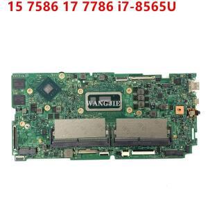 DELL 15 7586 17 노트북 마더보드 18706-1 CN-0C6KN0 i7-8565U CPU N17S-G1-A1 GPU DDR4 테스터기됨 OK