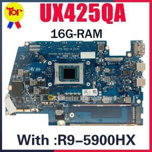 노트북 마더보드 ASUS ZenBook 14 UM425QA NB2563_PCB_MB_V4 R7-5800H 16G-RAM 메인 보드 R9-5900HX