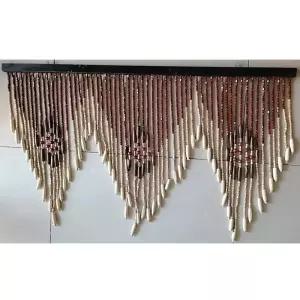 대나무 재물 행운 약 파티션 가림막 창문 짧은 발코니 베란다 58cm 커튼 폭 90cm