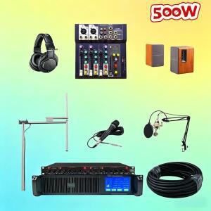 교회 YXHT-2 500W FM 송신기 풀 시스템 키트 모임 오디오 풀세트 저왜곡