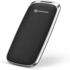 PHIXERO P0 외장 SSD 52GB 최대 050MB/s USB 32 2세대 2in C 케이블 5/6 안이드/맥용 휴대용 하드 드라이브