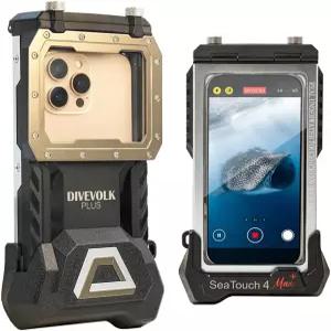 DIVEVOLK Seatouch 4 Max Plus 수중 터치스크린 하우징은 12/12 프로/12 맥스/13/13 호환