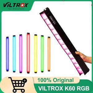 VILTROX K60 RGB LED 스틱 라이트 20W 휴대용 튜브 완드 2500K-8500K 사진 조명 필 앱 제어