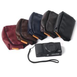 PU Leather Camera Soft Case Cover Bag for SONY ZV-1 DSC-RX100 RX100 Mark VII V IV III I M7 M6 M4 M3