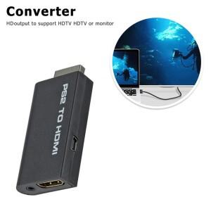 휴대용 플스호환 to HDMI 오디오 비디오 컨버터 HD 480i/480p/576i 3.5mm 출력 지원  디스플레이 모드 TO
