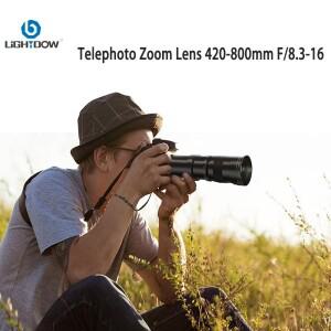 Lightdow 420-800mm f/8.3-f16 canon호환 EOS R1 80D T3 T4 T5i T6 NIKON호환 SONY호환 olympus호환 Pentax