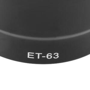 1PC ET-63 렌즈 후드 가역 쉐이드 카메라 액세서리 캐논호환 EF-S 55-250mm F/4-5.6 IS STM