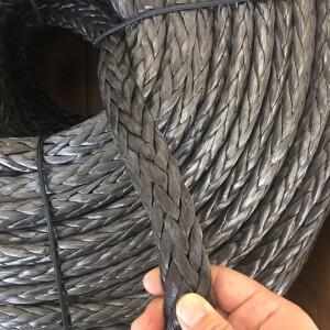 30m/100피트 6-8mm 길이  브레이드 스플라이스 윈치 견인 로프 UHMWPE 소재