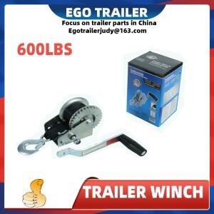 EgoTrailer 최고급 수동 윈치 600lbs/270KGS 4.5m 웨빙 스트랩 자동차 보트 트레일러