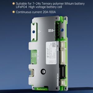 JBD 8S 24V 12S 13S 14S 36V 15S 16S 48V 20S 21S 내장 BT 40A 50A 60A 80A UART 스마트 BMS 리튬인산철
