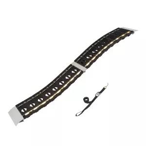 카고스마트 LED 하이브리드 S-커브 센터폴드 로딩 램프 1팩 - 한 쌍당 용량 1 500파운드 12인치 W x 90인치