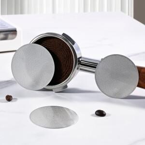 에스프레소 퍽 스크린 커피 필터 51mm 58.5mm 재사용 가능 홀더 0.2mm 51MM 포타필터 바리스타 액세서리