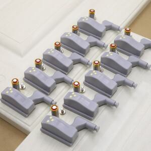 2010Pcs 배터리와 캐비닛 조명 아래 LED 스마트 터치 범용 찬장  램프 센서 옷장 대 한 밤 빛