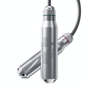 수중 액체 레벨 트랜스미터 최신 수위 센서 0-10v 4-20mA RS485 0-5m