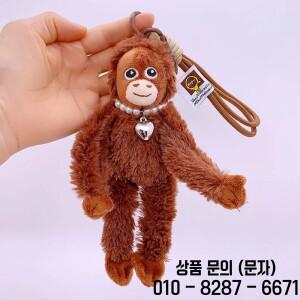20cm 귀여운 작은 원숭이 펜던트 봉제 인형 동물 오랑우탄 플러시 가방 부드러운 배낭 키
